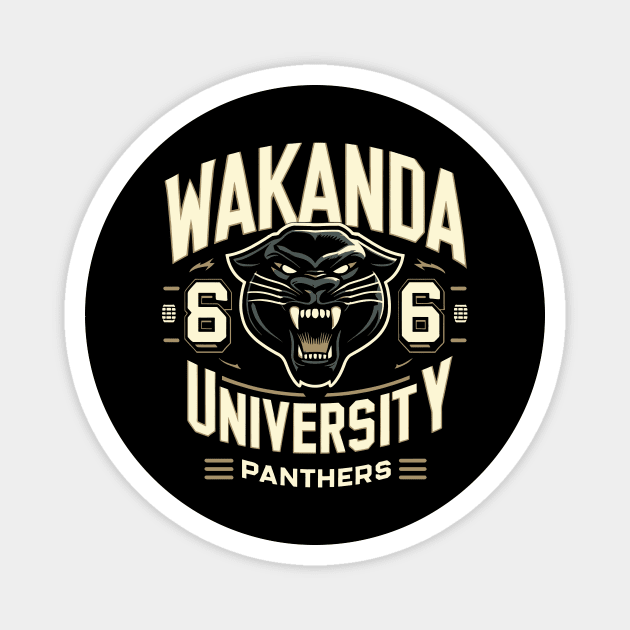 Wakanda University Magnet by Woah_Jonny